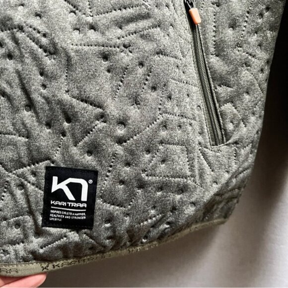 Kari Traa Emma Hybrid Hooded Full zip Jacket Sz M - Picture 3 of 9